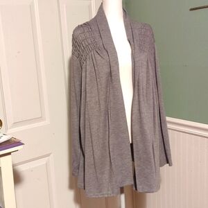Anthony Richards Gray Plus Size Cardigan 2X